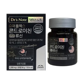 Dr. Snote 팔레오 닥터스노트 슈퍼플렉스 콘드로이친 plus 류신 1200mg x 30정 1개 / 써클 Paleo Doctor's Note Superflex Glucosamine Plus Leucine 1200mg x 30 Tablets 1 Pack / Circle