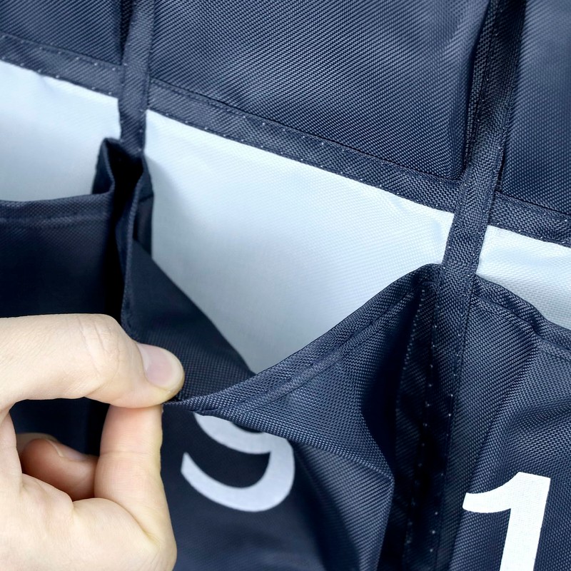 QWORK® Storage Bag with 30 Pockets - Space Saving Phone