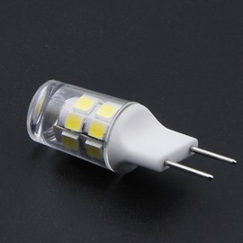 New G8 LED Light Bulb, G8 GY8.6 Bi-pin Base, 3W 120V 20W 35W Halogen Replacement Bulb for Under Counter Kitchen Lighting, Under-Cabinet Light, Puck Light （5-Pack） (White Color)… …