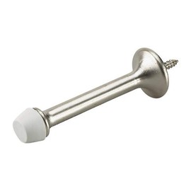 Richelieu Hardware 216NBR - Tope rígido para puerta, 3 pulgadas (3.000 in), níquel cepillado