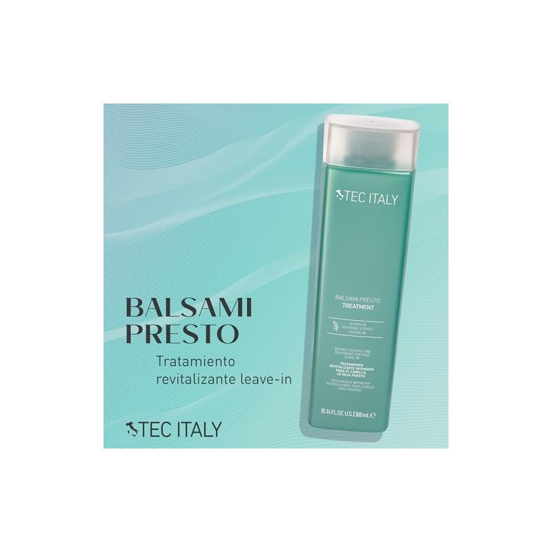 TEC ITALY Balsami Presto Tratamiento Revitaliza Suavidad Brillo 300 ml