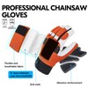 Vgo... Pair of EN381-7 Class 1 20m/s Chainsaw Protection Gloves
