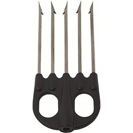 Cressi Crg1B Unisex Adult Mutliprong Nylon 5 Points Inox Nylon Multi-Prong Point Available In 3, 4 And 5 Point Prong - Black, Uni