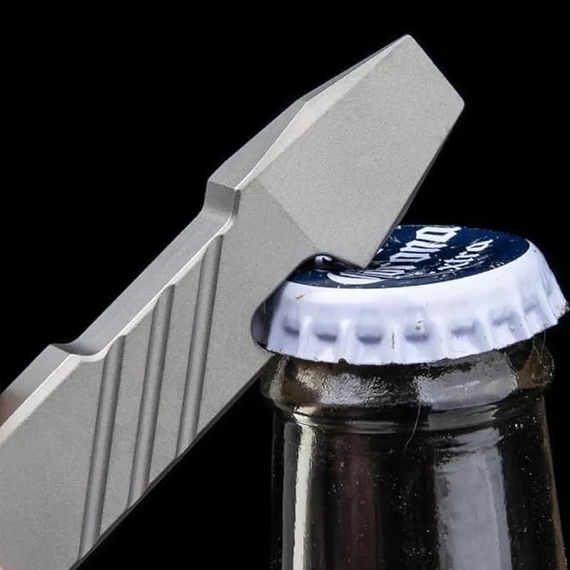 Titanium EDC Pry Bar Tool – 4” Pocket Prybar with