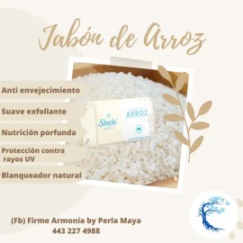 Jabon De Arroz Facial Y Corporal Unifica, Antiacne, 6 Shelo