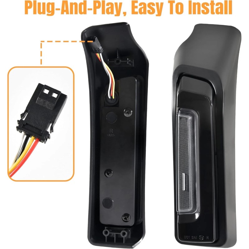 Carleo Dual Fender LED Brake Tail Turn Signal Light for