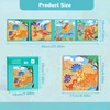 BBLIKE Children's Puzzle Magnetic Puzzle from 3 Dinosaur Puzzle for