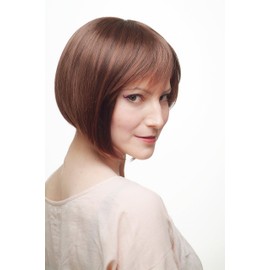 WIG ME UP - 2305-2T30 Women's Short Fringed Bob Wig Mixed Brown
