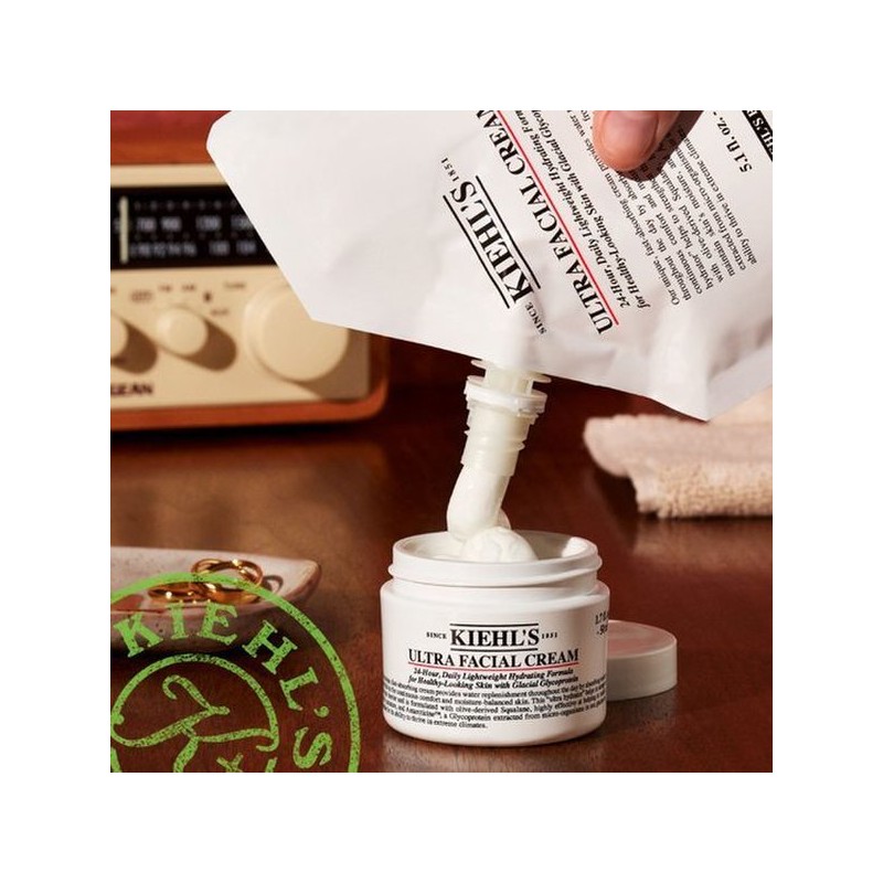 Kiehl's 울트라 훼이셜 크림 150ml 리필 파우치 더블 세트 Ultra