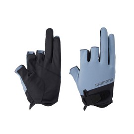 Shimano GL-008V Basic Gloves 3-Cut Light Blue XL