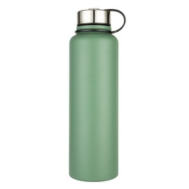 YYW 1.5 Litre Stainless Steel Thermal Water Bottle, Vacuum Insulated Stainless Steel Thermos Flask, Leak-Proof Water Bottle, Sports Bottle, Double-Walled Insulated Flask for Sports (Green)