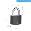 Yale - YE3B/50/126/1/BK Standard Security 50mm Aluminium Padlock - Black