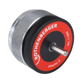 Rothenberger 11045 Deburrer Adaptor II for Internal and External, Black/Silver/Red