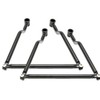 Nakira Motorcycle Side Bag Support Bracket, Left and Right Set,
