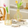 Generic Glass Vases Gold Room Decor, Glass Flower Table Vases,