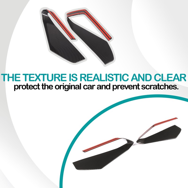 Hudiriy Car Front bumper middle air intake grille decorative frame