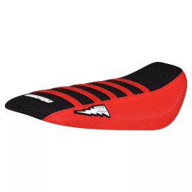 Enjoy Mfg E Ride Pro ERide Pro S-SS Electric Bike Seat Cover  RED/BLACK/RED rib - BOLT 433