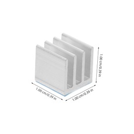 CIYODO 20pcs Metal Heatsink Block Cooling Heat Transfer Aluminum Heatsink Block