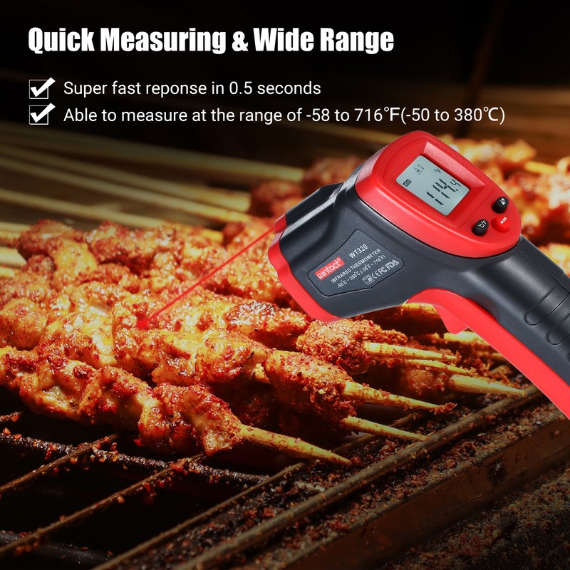 Wintact Non-Contact Infrared Thermometer -58 to 716℉ Precision Digital Thermometer
