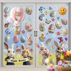 Easter Window Clings 106Pcs Extra Large Cute Bunny Easter Window