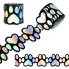 Whaline 65.6ft Dog Paw Bulletin Board Border Holographic Cute Pet