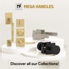 Mega Handles Entry I Lever Door Lock Handle Set for