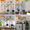 HUPBIPY 69'' Aluminum Alloy Garden Tool Organizer Wall Mount Garage