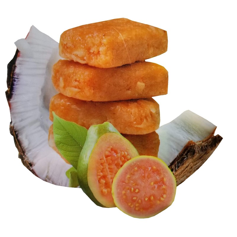 Dulzura Entree Bites Coconut with Guava Snacks, Vegan, 3.4 Ounce