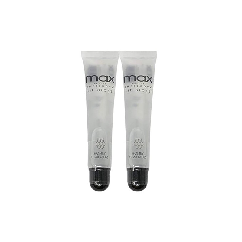 Cherimoya (2Pack) MAX Makeup Lip Polish HONEY Clear Gloss