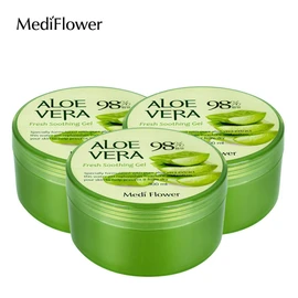 Mediflower 메디플라워 알로에 베라 98 프레쉬 수딩젤 300mlx3개 Mediflower Aloe Vera 98 Fresh Soothing Gel 300ml x 3pcs