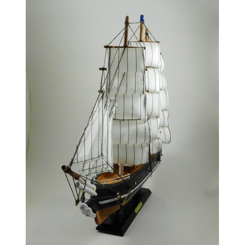 Model Cutty Sark Sailing Ship | Wooden Hull | Hand