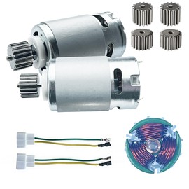 12V RS550 30000RPM 00968-9015 High-Speed 7R Motor (15T) for Power Wheels Kids Ride on Car Upgrade for Fisher Price/Jeep Hurricane/Ford 150 Raptor Bronco/Dune Racer Extreme Replacement Parts