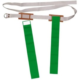 Merz67 Lot 6 of Flag Football 60'' Belts with 2 Flags (Green)