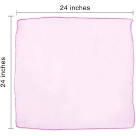 10 Colors 20 Pcs Scarves Chiffon Juggling Silk Scarves Litomic Scarf Playing Dancing Music Therapy Dance Play Children Exercise Juggling etc 23.6 x 23.6 inches (60 x 60 cm)