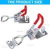 4 Pack Metal Toggle Latch,Box Closure Tension Lock Toggle Clamp