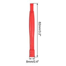 MECCANIXITY 10pcs Plastic Spudger Crowbar Professional Pry Bar Opening Repair Tools for Cellphone Mobile Phone Tablet Laptop PC, Red