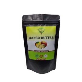 SunNature 100% Pure Mango Butter - Can Substitute Shea Butter in Soap and Lotion Recipes - Moisturising, Scent-free, Hexane-free (4 Oz)