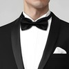 Men's Bow Tie Classic Black Bow Tie for Men Adjustable