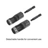 sourcing map Leather Hollow Punch Set 1/4 Hex Shank for