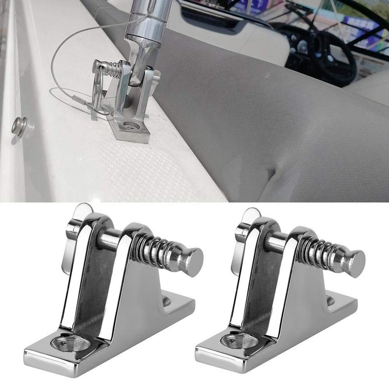 Alomejor 2pcs Quick Release Boat Deck Lover Hinge Anti High