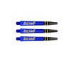 RED DRAGON Luke Humphries Blue Nitrotech Medium Dart Stems (Shafts)