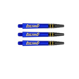 RED DRAGON Luke Humphries Blue Nitrotech Medium Dart Stems (Shafts) - 2 sets per pack (6 Stems in total)