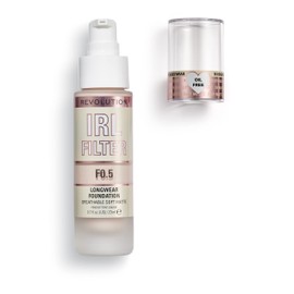 Makeup Revolution, IRL Filter Longwear Foundation, Medium to Full Coverage, F0.5, 23ml