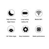 Body Mounted Camera 1080P 60FPS Back Clip Night Vision 130