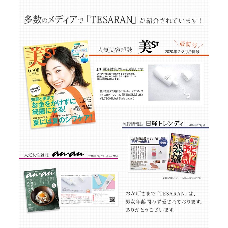 Tesalan Face Sweat Cover Cream (Blurring Pores and Small Wrinkles