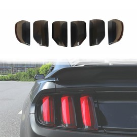 Neopaftu Tail Light Lamp Cover Compatible with Ford Mustang 2018-2021 Taillight Lens Shell Exterior Accessories (Carbon Fiber Style Mesh)