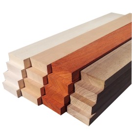 CT Power Tools LLC 16 pc WALNUT / CHERRY / PADAUK/ MAPLE  DIY Cutting Board Wood Kit 3/4"x2"x20"