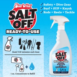 STAR BRITE Salt Off Ready-to-Use Spray - Salt Remover Wash - 22 OZ (093922)