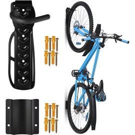 Soporte De Gancho Fijo para Colgar Bicicletas con Protector De Pared