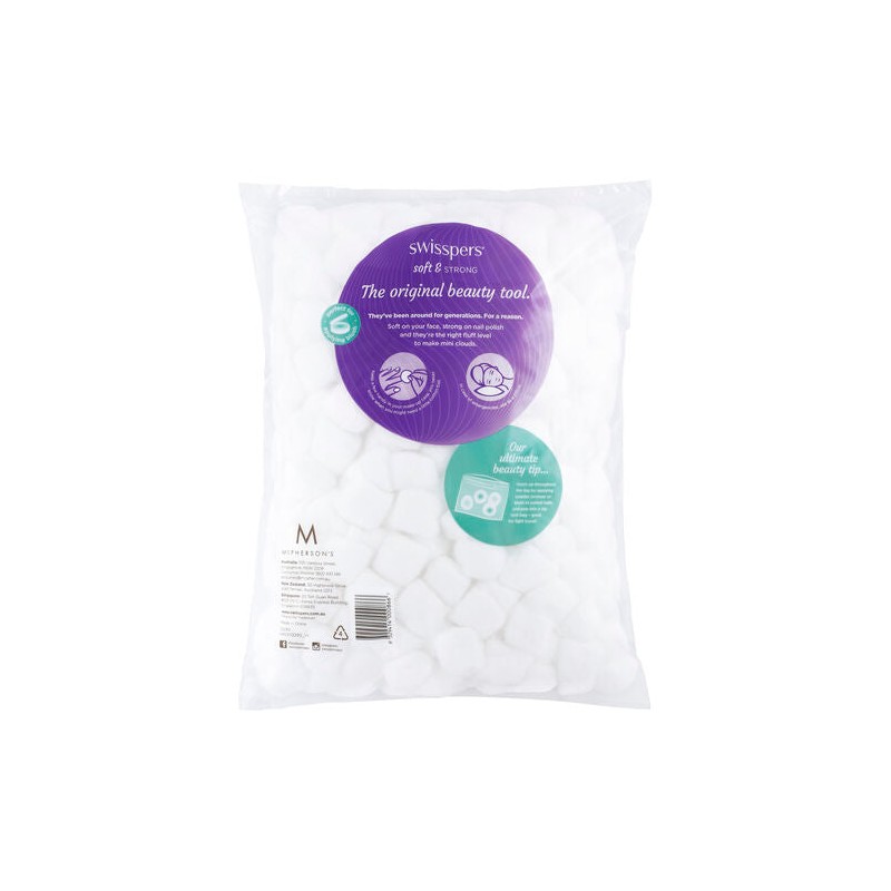Swisspers Cotton Wool Balls 400 Pack